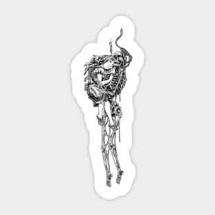 Death hug Sticker